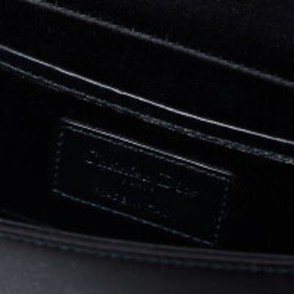 Christian Dior Lady Chain Pouch Shoulder Bag Black - Picture 10 of 12